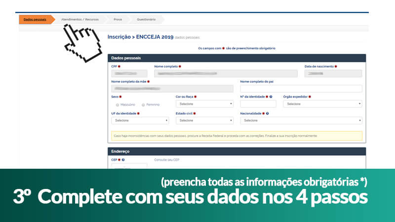 inscrições encceja 2019