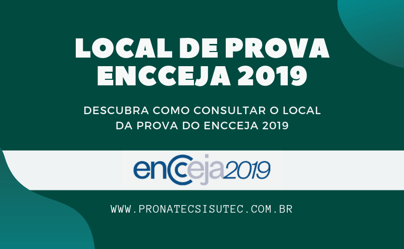 Local de Prova ENCCEJA 2019